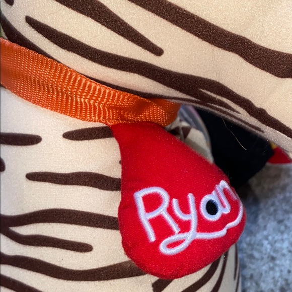 K’s Kids Ryan Activity Colorful Zebra Sensory Plush Toy Infant Baby Teether - Picture 3 of 7